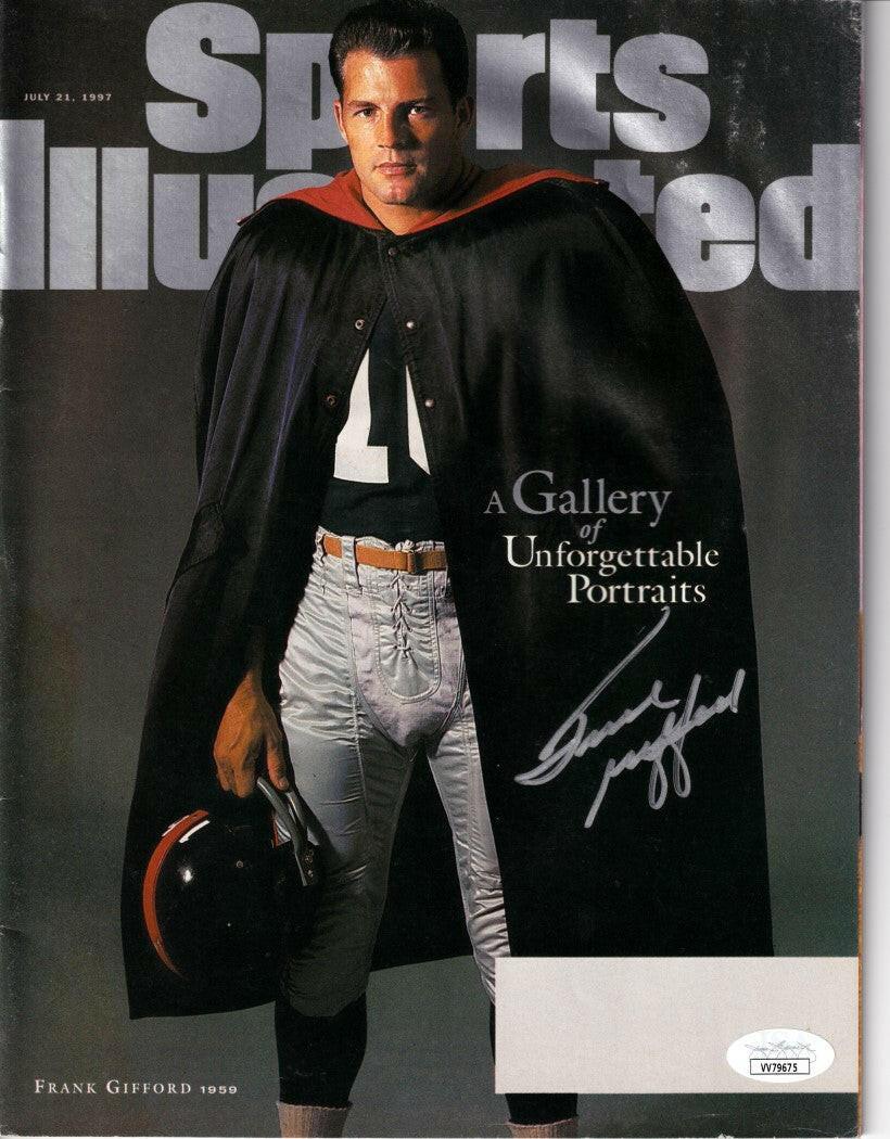 Frank Gifford signed NY Giants 1997 Sports Illustrated magazine JSA - AutographsForSale.com