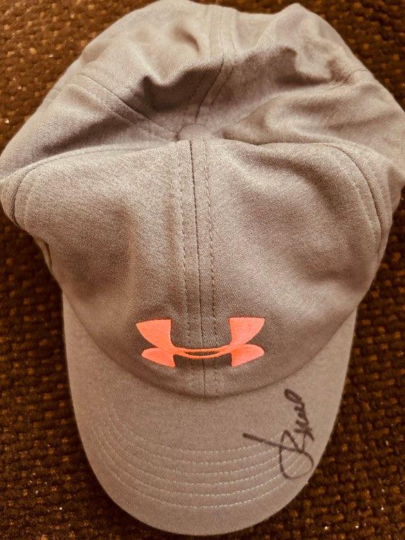 Jordan Spieth autographed Under Armour gray golf cap JSA - AutographsForSale.com