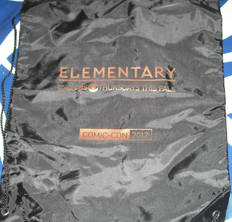 Elementary 2012 Comic-Con CBS promo Backpack or book Bag - AutographsForSale.com