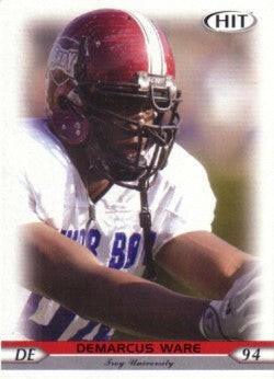 DeMarcus Ware Troy St 2005 Sage Hit Rookie Card - AutographsForSale.com