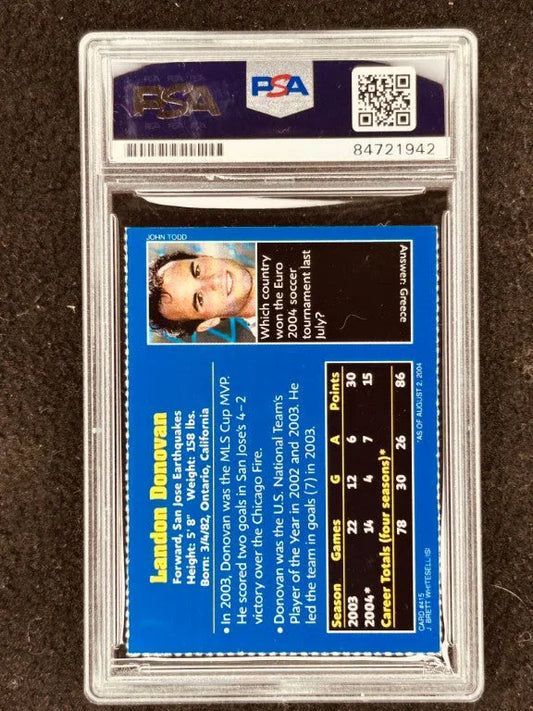 Landon Donovan autographed MLS San Jose Earthquakes 2004 Sports Illustrated for Kids card PSA/DNA - AutographsForSale.com