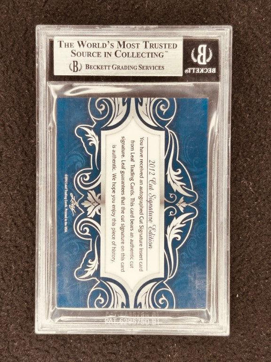 Mickey Rooney 2012 Leaf Cut Signature certified signed card 1/1 - AutographsForSale.com