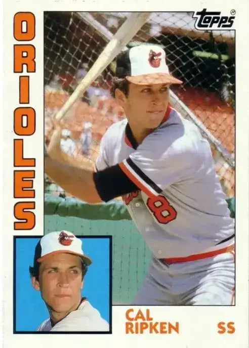 Cal Ripken Baltimore Orioles 1984 Topps Super 5x7 jumbo card - AutographsForSale.com