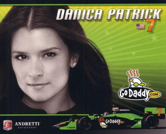 Danica Patrick 2010 Andretti IRL racing photo card - AutographsForSale.com