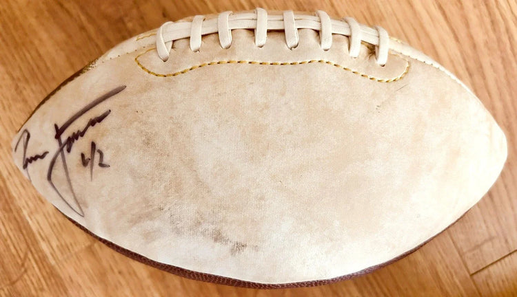 Ronnie Lott autographed SF 49ers logo football JSA - AutographsForSale.com