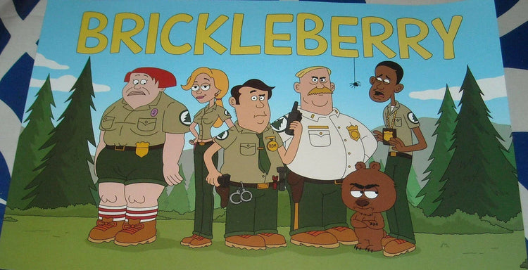 Brickleberry 2012 Comic-Con mini 11x17 Fox promo poster - AutographsForSale.com