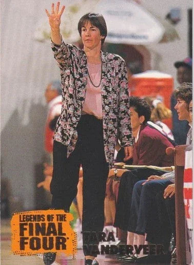 Tara VanDerveer Stanford 1996 Classic Legends Final 4 card - AutographsForSale.com
