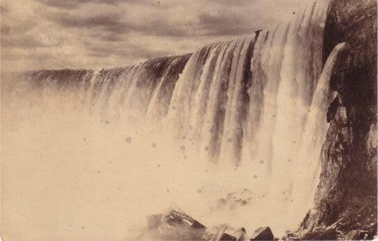 Niagara Falls vintage black & white early 1900s postcard - AutographsForSale.com