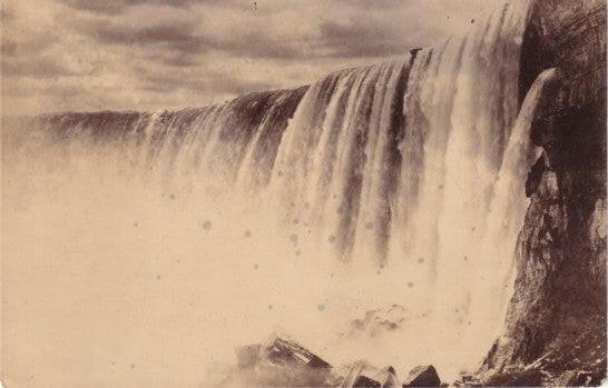 Niagara Falls vintage black & white early 1900s postcard - AutographsForSale.com