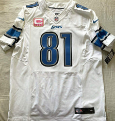 Calvin Johnson Detroit Lions 2012 Nike Elite game model jersey - AutographsForSale.com