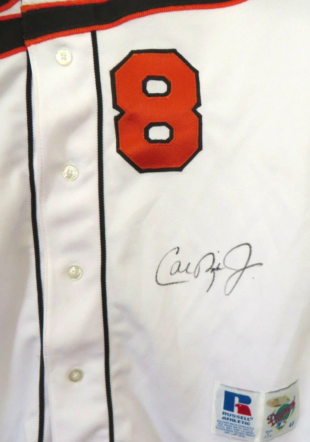 Cal Ripken signed 1995 Orioles Russell game model jersey Ironclad - AutographsForSale.com
