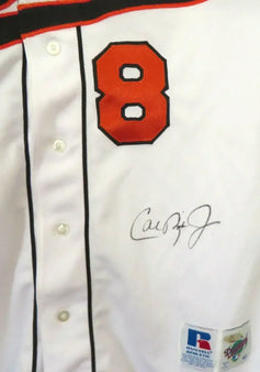 Cal Ripken signed 1995 Orioles Russell game model jersey Ironclad - AutographsForSale.com