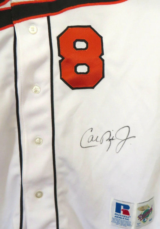 Cal Ripken signed 1995 Orioles Russell game model jersey Ironclad - AutographsForSale.com