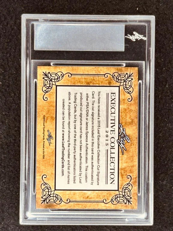 Babe Didrikson Zaharias 2015 Leaf Masterpiece Cut Signature certified autograph card 1/1 PSA/DNA - AutographsForSale.com