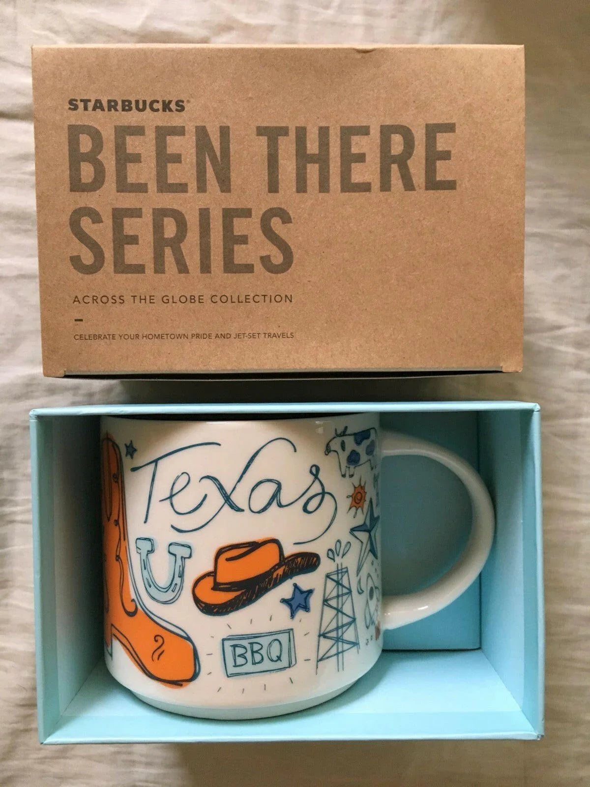 Starbucks 2018 Been There Series Texas 14 ounce collector coffee mug NEW - AutographsForSale.com