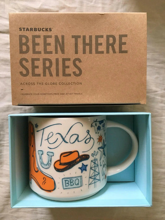Starbucks 2018 Been There Series Texas 14 ounce collector coffee mug NEW - AutographsForSale.com