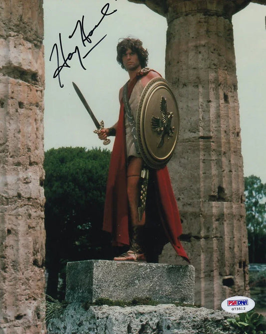 Harry Hamlin signed Clash of Titans 8x10 movie photo PSA/DNA - AutographsForSale.com