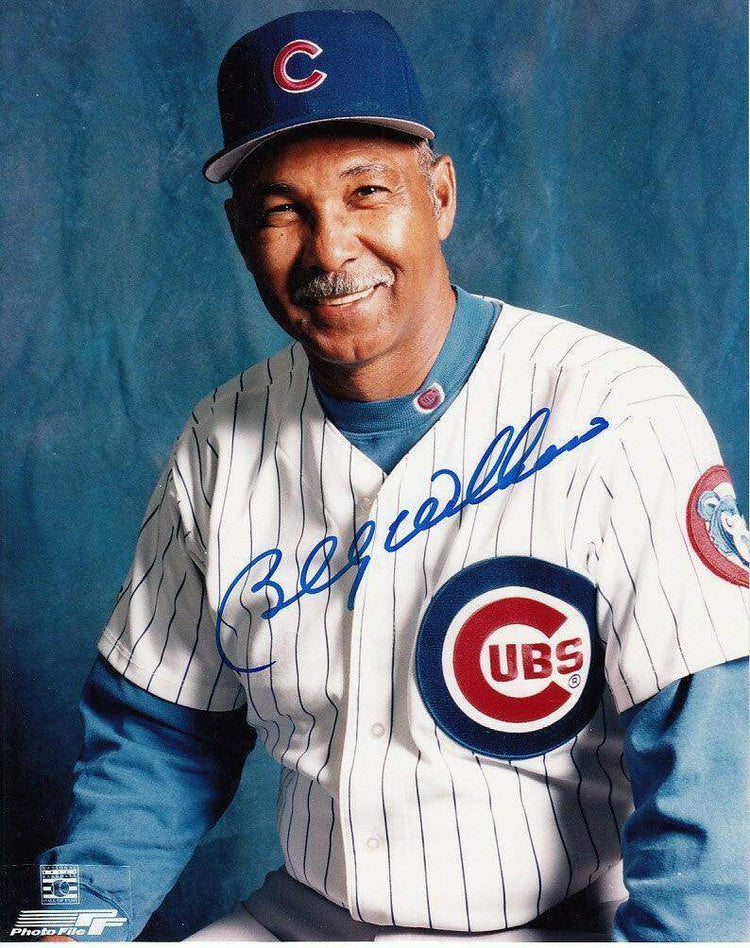 Billy Williams autographed Chicago Cubs 8x10 portrait photo - AutographsForSale.com