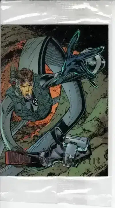 Mr Fantastic Marvel Onslaught 1996 Fleer Ultra promo card 1 - AutographsForSale.com