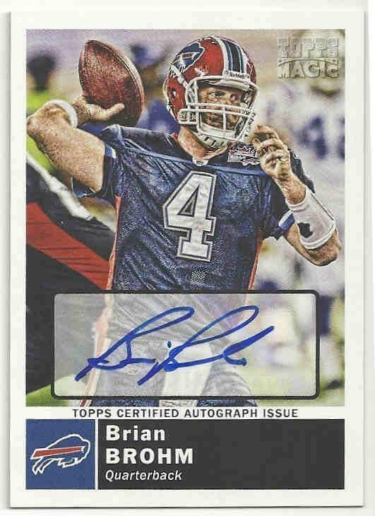 Brian Brohm certified autograph Buffalo Bills 2010 Topps Magic card - AutographsForSale.com