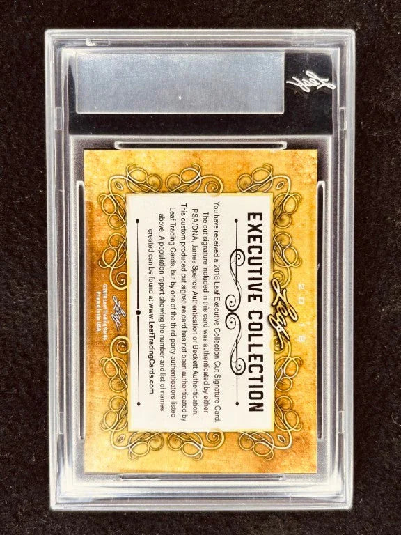 Allison Janney 2018 Leaf Masterpiece Cut Signature certified signed card 1/1 JSA West Wing Mom - AutographsForSale.com