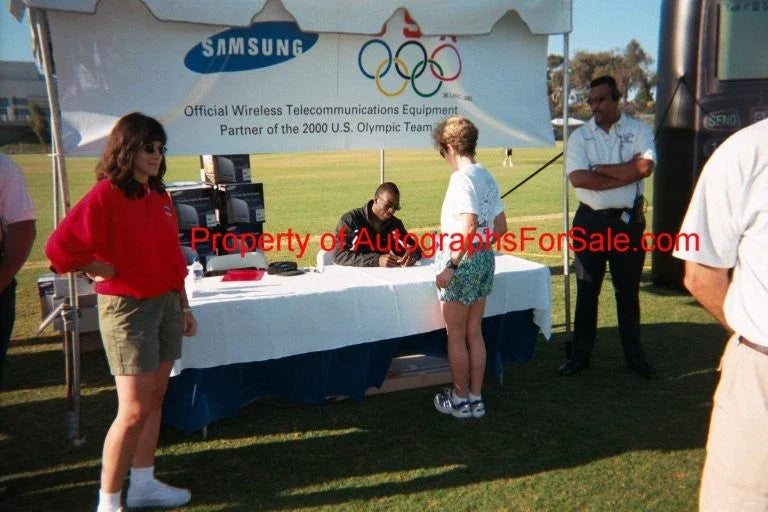 Michael Johnson autographed 1996 Olympic Gold Medal Wheaties cereal box JSA - AutographsForSale.com