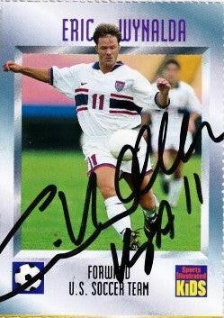 Eric Wynalda signed US National Soccer team 1997 SI for Kids card - AutographsForSale.com