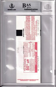 Cal Ripken signed Orioles 1991 Memorial Stadium last game ticket BAS certified - AutographsForSale.com