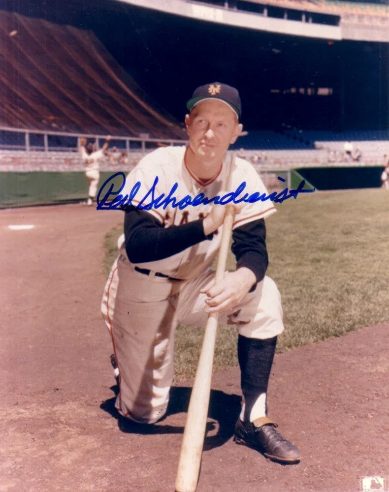 Red Schoendienst autographed 8x10 New York Giants photo - AutographsForSale.com