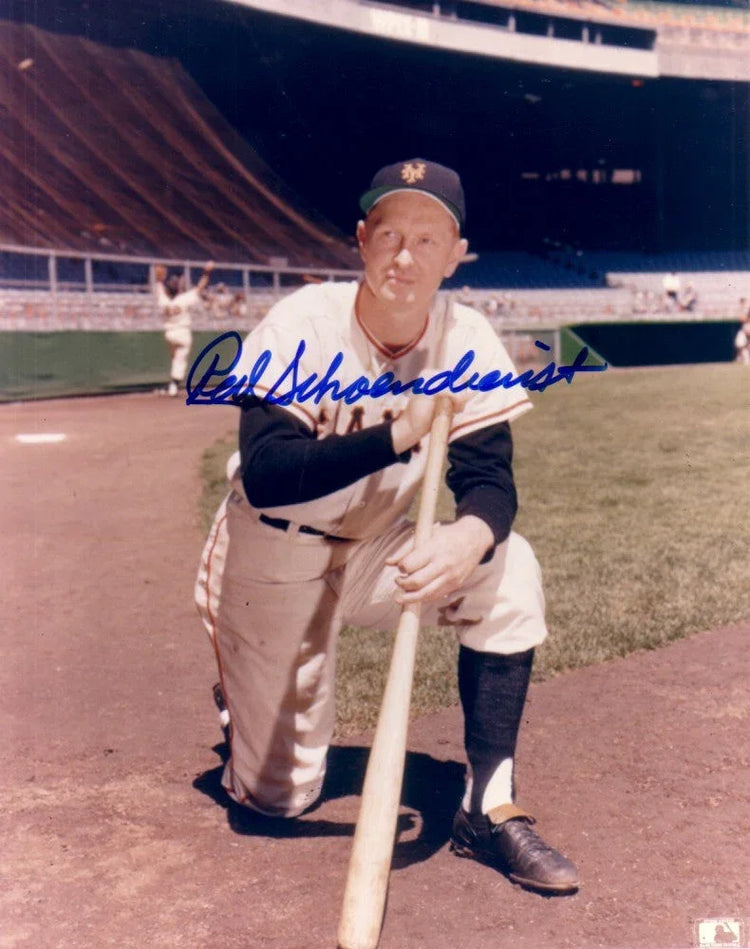 Red Schoendienst autographed 8x10 New York Giants photo - AutographsForSale.com