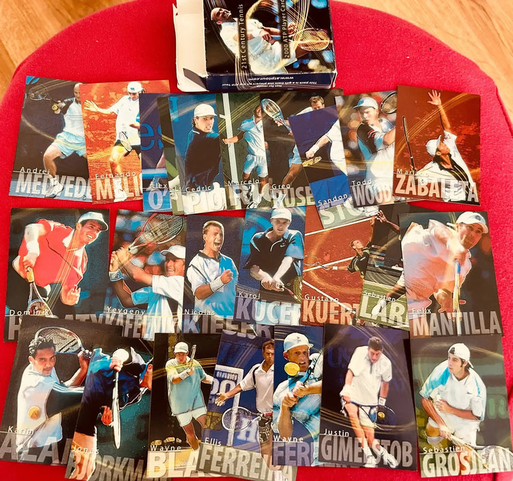2000 ATP Tour tennis partial 24 card set Gustavo Kuerten Cedric Pioline Marcelo Rios - AutographsForSale.com