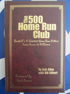 Hank Aaron autographed 500 Home Run Club hardcover book JSA - AutographsForSale.com