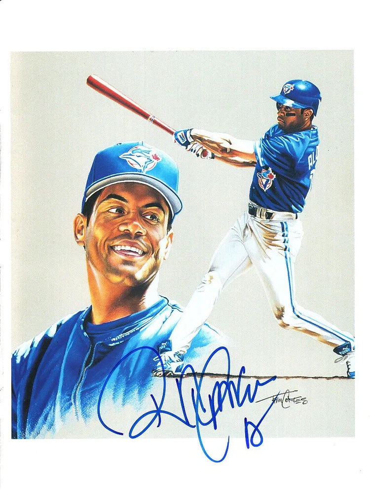 Roberto Alomar autographed Toronto Blue Jays 8x10 art print - AutographsForSale.com