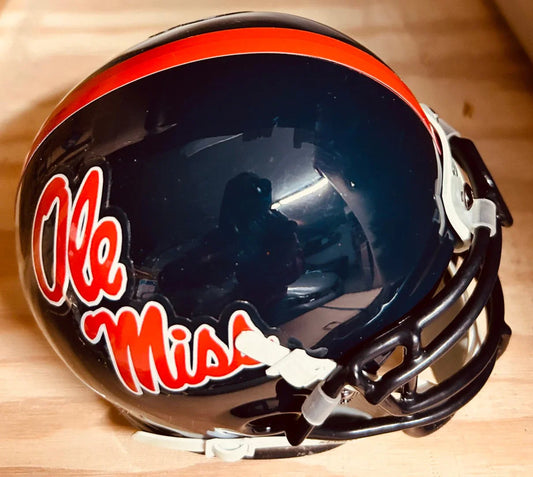 University of Mississippi Schutt mini helmet - AutographsForSale.com