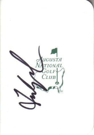 Fred Couples autographed Augusta National Masters scorecard - AutographsForSale.com