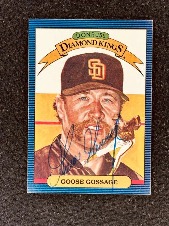 Goose Gossage signed SD Padres 1986 Donruss DK card - AutographsForSale.com