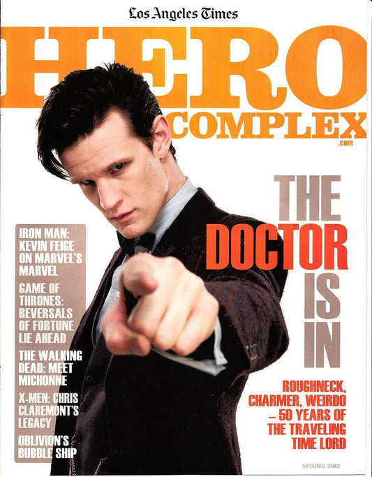 Matt Smith Doctor Who 2013 Wondercon Hero Complex magazine - AutographsForSale.com