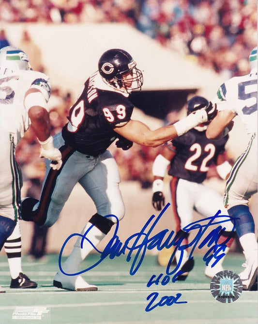Dan Hampton autographed Chicago Bears 8x10 photo inscribed HOF 2002 - AutographsForSale.com