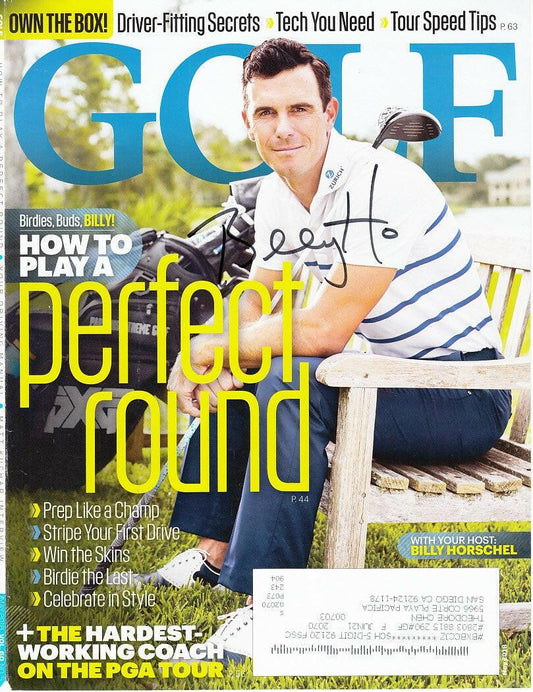 Billy Horschel autographed 2018 golf magazine cover - AutographsForSale.com