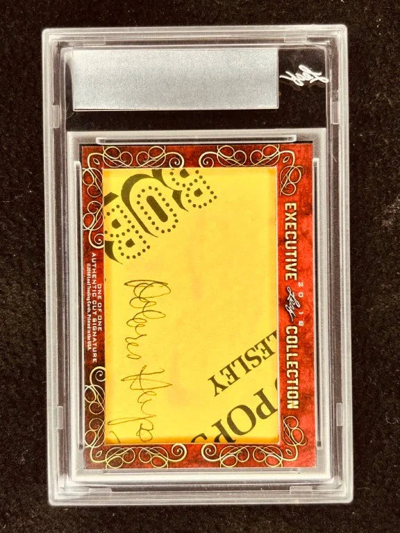 Bob Hope & Delores Hope 2018 Leaf Masterpiece Cut Signature certified signed card 1/1 JSA - AutographsForSale.com