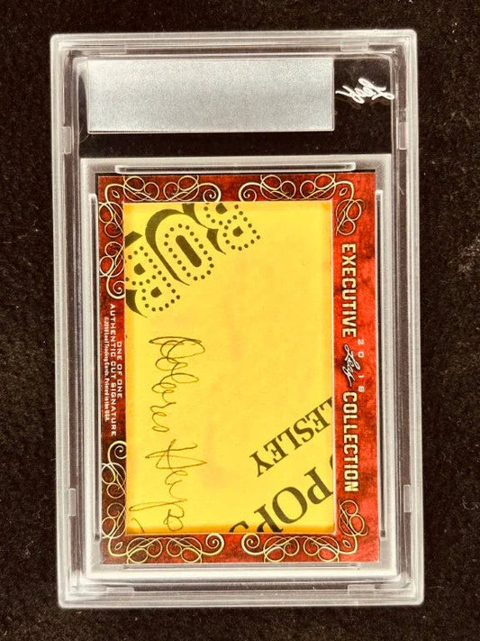 Bob Hope & Delores Hope 2018 Leaf Masterpiece Cut Signature certified signed card 1/1 JSA - AutographsForSale.com