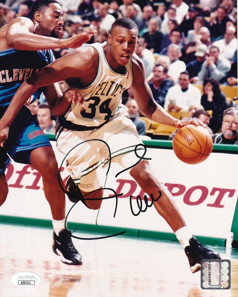 Paul Pierce autographed Boston Celtics 8x10 photo JSA - AutographsForSale.com
