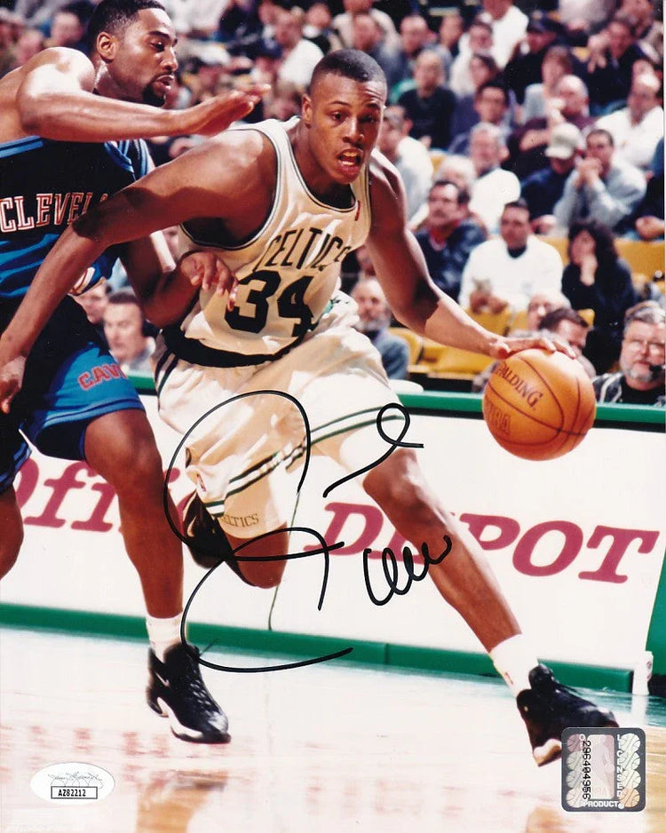 Paul Pierce autographed Boston Celtics 8x10 photo JSA - AutographsForSale.com