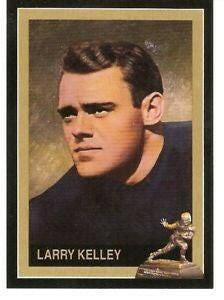 Larry Kelley Yale Bulldogs 1936 Heisman Trophy winner card - AutographsForSale.com