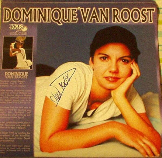 Dominique Van Roost autographed Wta Tennis calendar photo - AutographsForSale.com