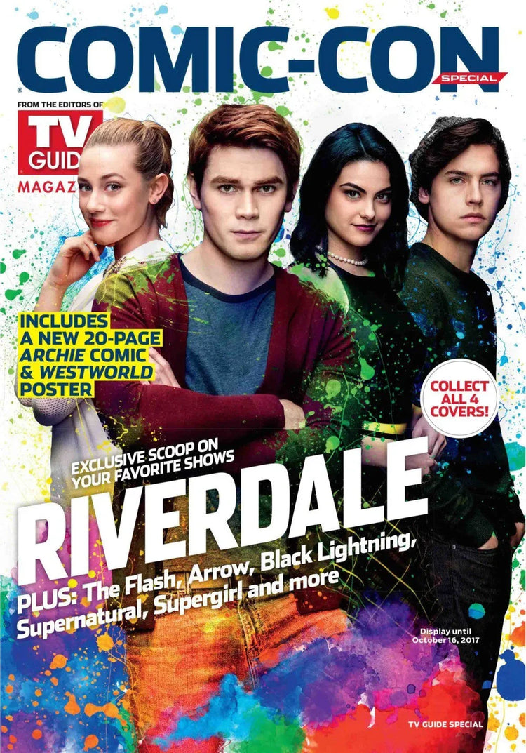 Riverdale cast 2017 Comic-Con TV Guide magazine with comic book - AutographsForSale.com