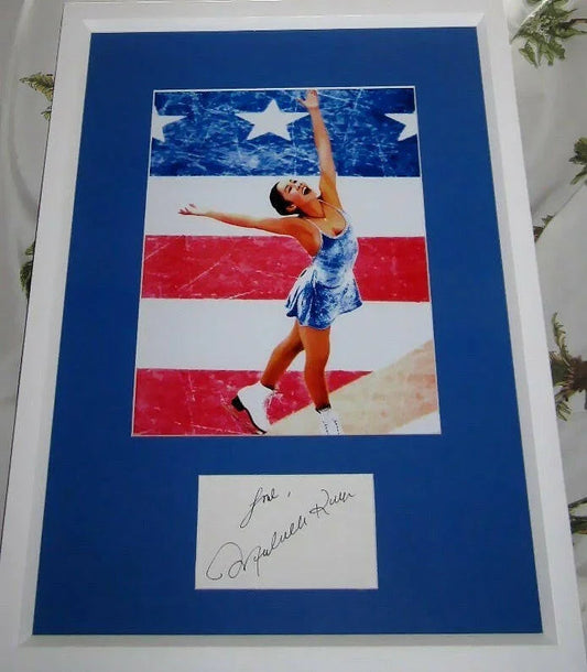 Michelle Kwan autograph framed 8x10 ice skating photo JSA - AutographsForSale.com