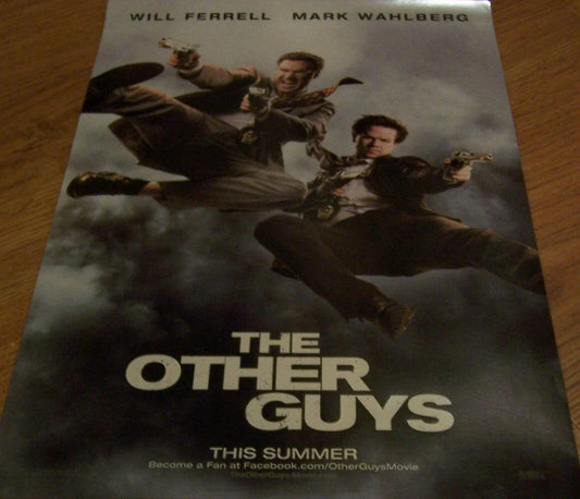 Other Guys mini movie poster (Will Ferrell & Mark Wahlberg) - AutographsForSale.com