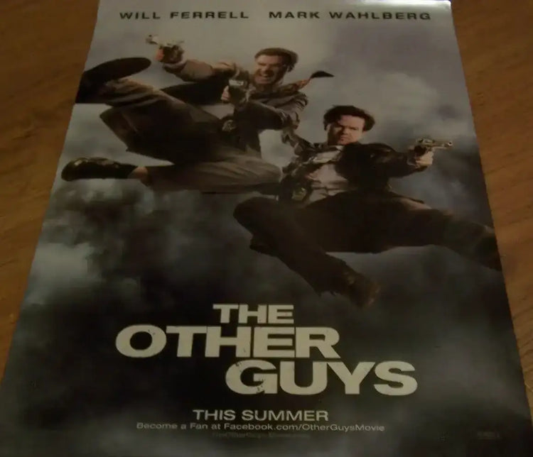 Other Guys mini movie poster (Will Ferrell & Mark Wahlberg) - AutographsForSale.com