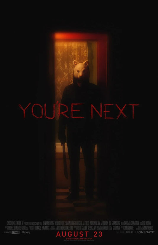 You're Next movie 2013 Comic-Con 27x40 inch full size poster - AutographsForSale.com